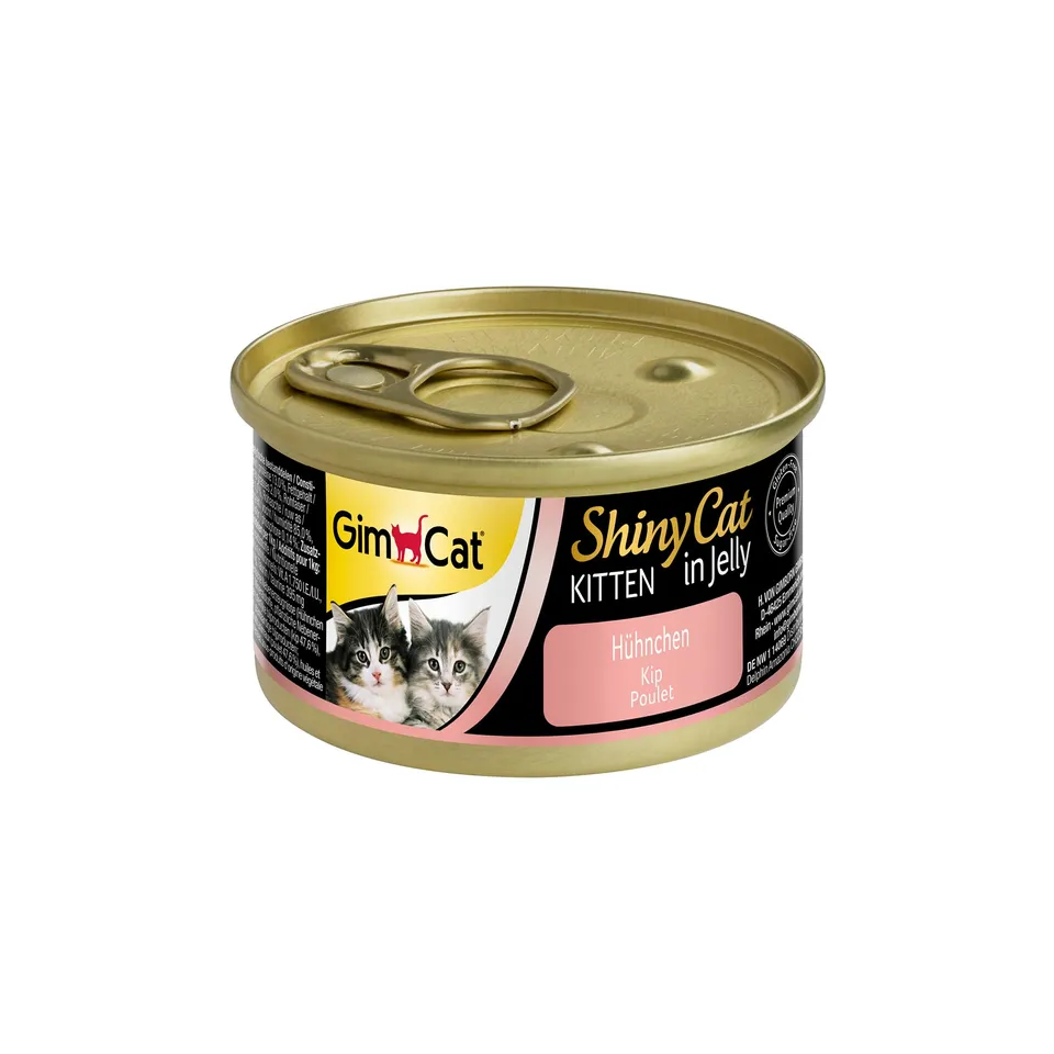 gimcat-shinycat-kitten-in-jelly-h-hnchen-nassfutter-24-x-70-g image 1