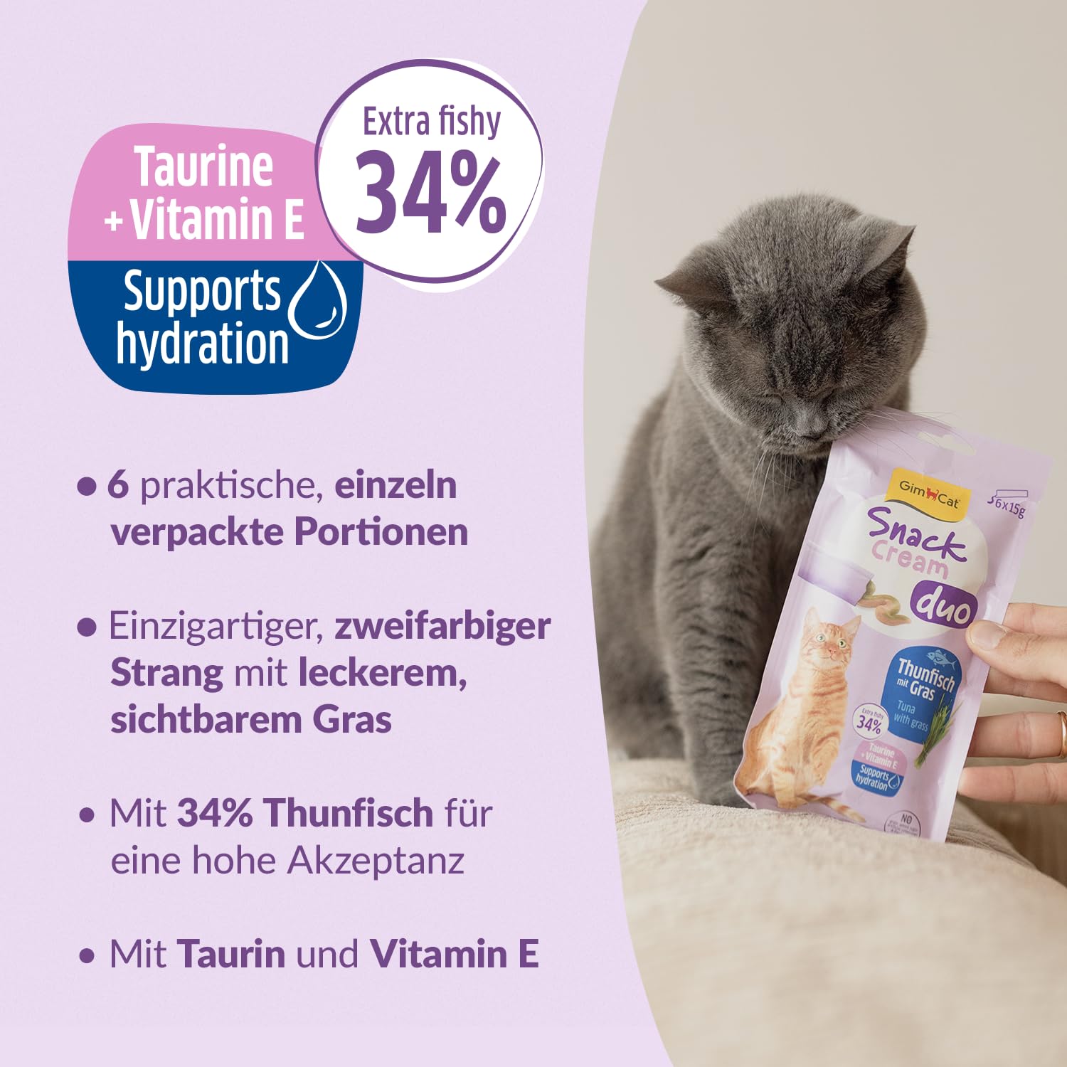 gimcat-snack-cream-duo-thunfisch-gras-katzen-snackcreme-6-x-15-g image 3