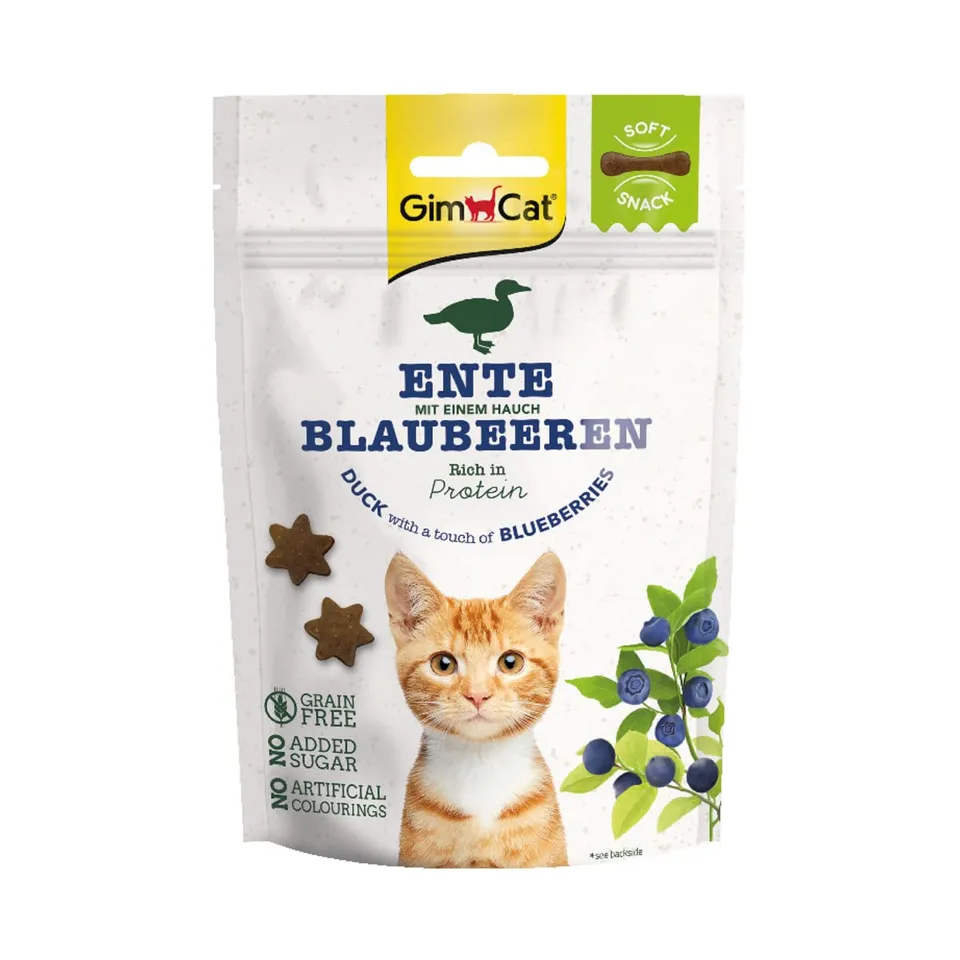 gimcat-soft-snacks-ente-mit-blaubeeren-60-g image 1