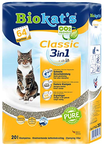biokat-s-classic-3in1-ohne-duft-klumpende-bentonit-katzenstreu-20-l image 4