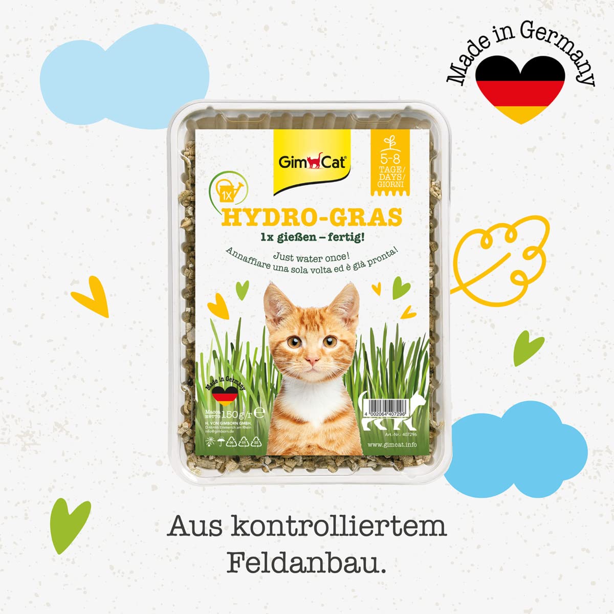 gimcat-hydro-gras-katzengras-schale-150-g image 3