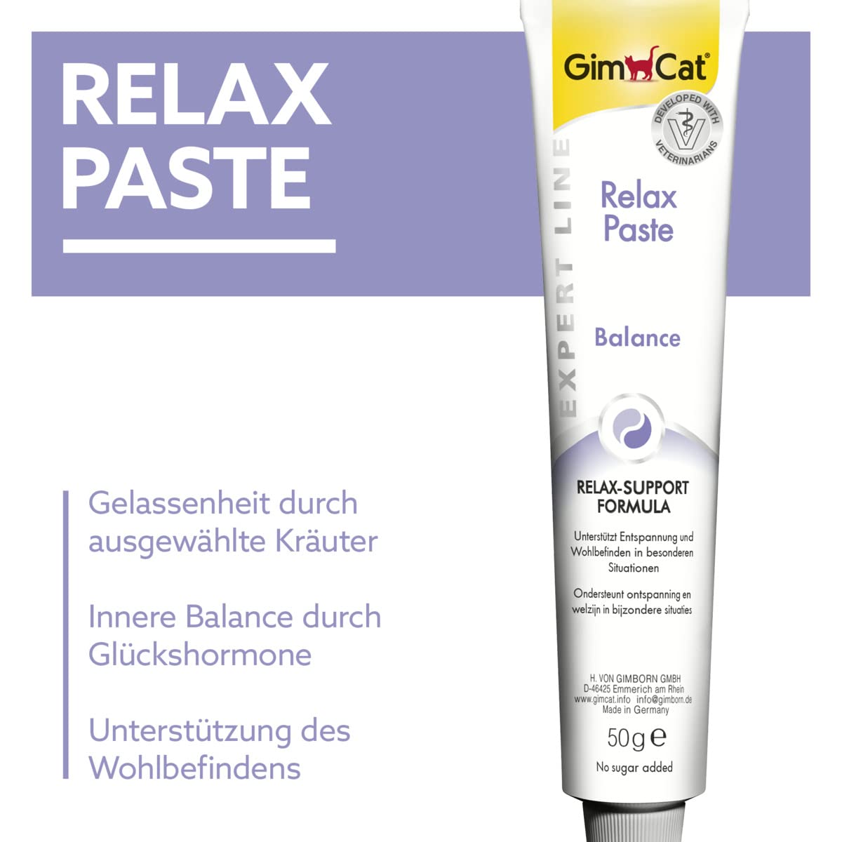gimcat-expert-line-relax-paste-50-g-tube image 2