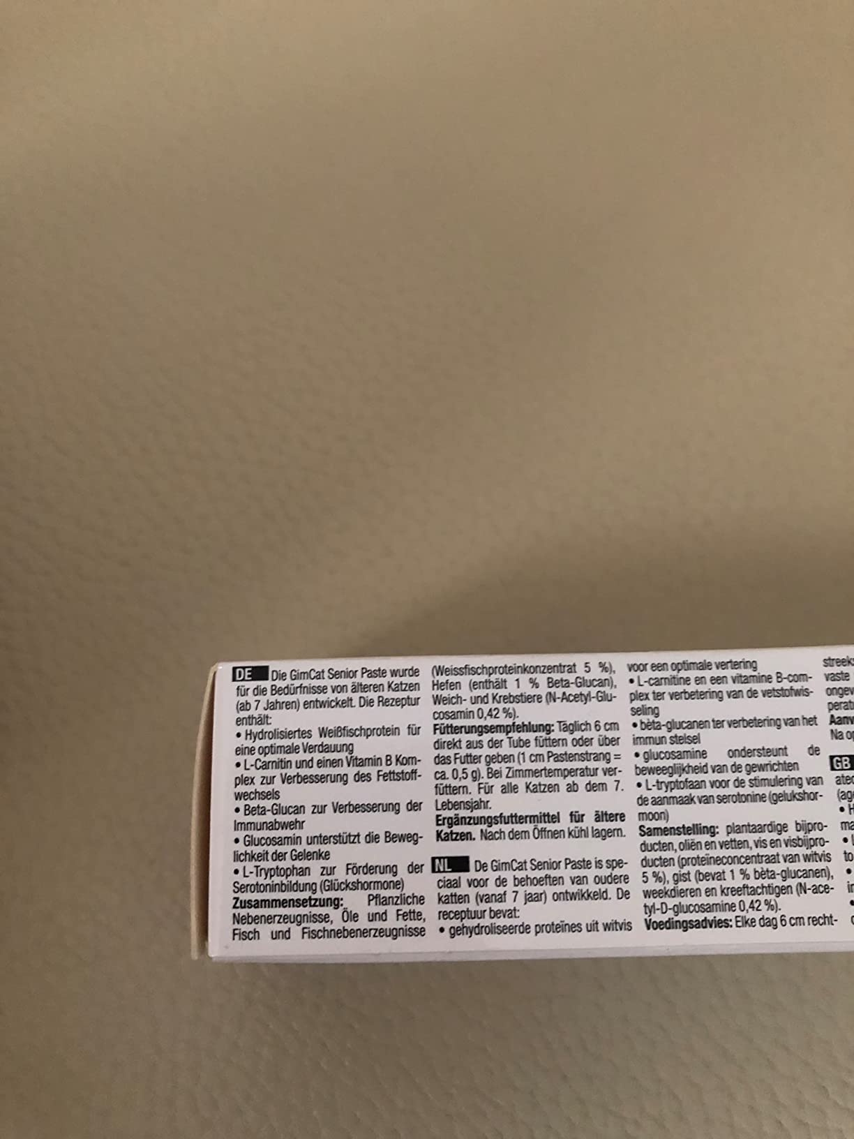 Praktische Tube, lecker
