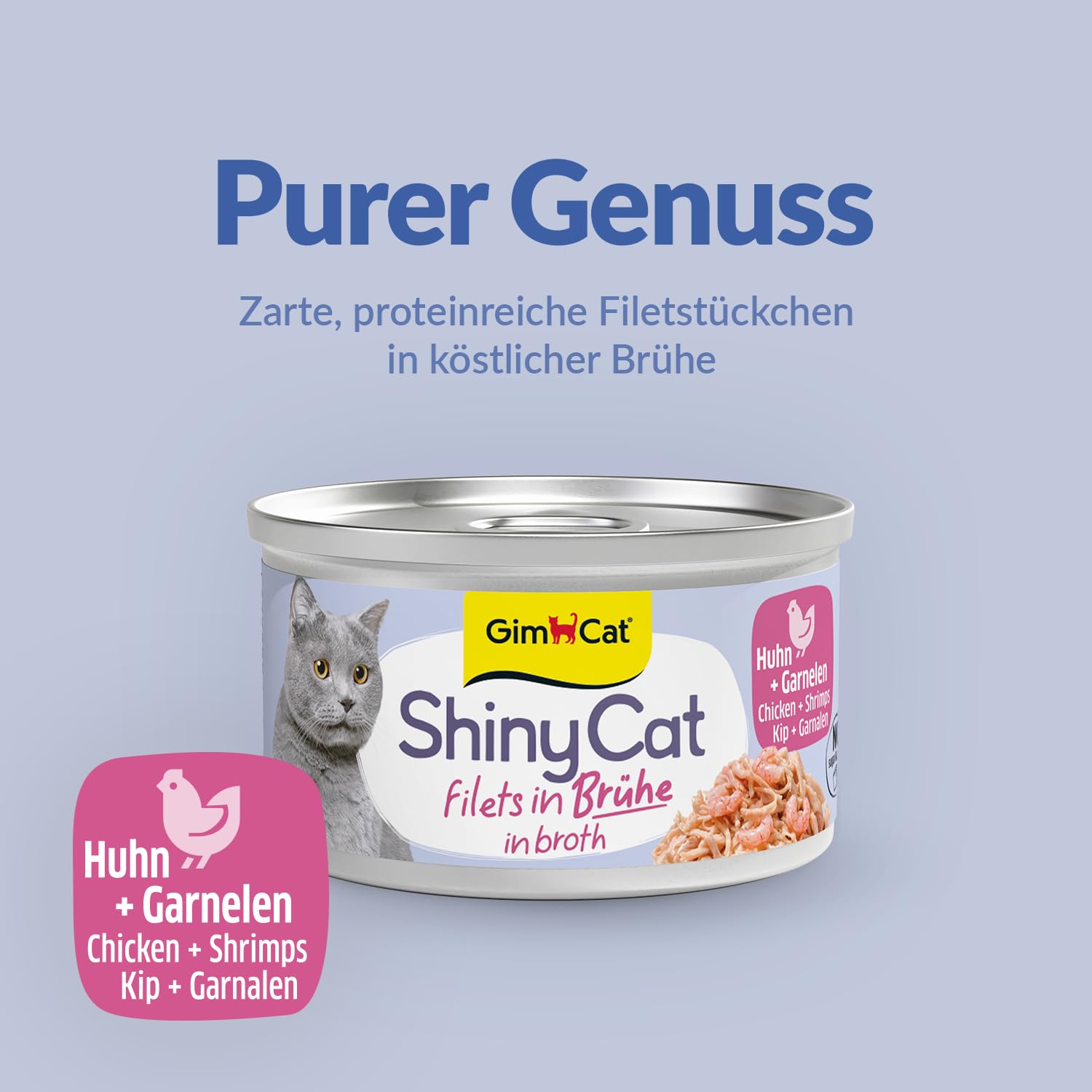 gimcat-shinycat-filet-in-br-he-h-hnchen-mit-garnelen-24-x-70-g image 3
