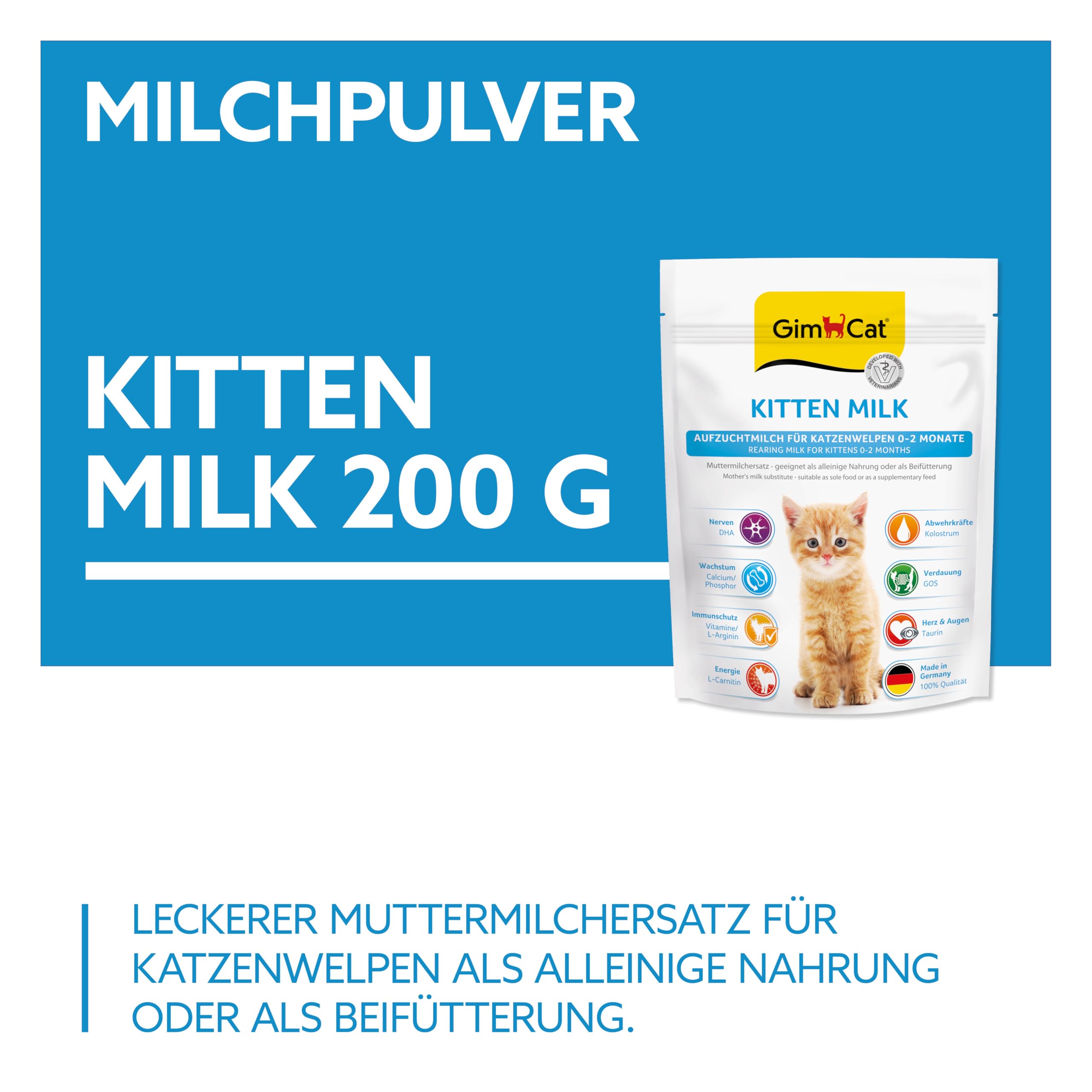gimcat-kitten-milk-muttermilchersatz-katzenmilch-200-g image 2