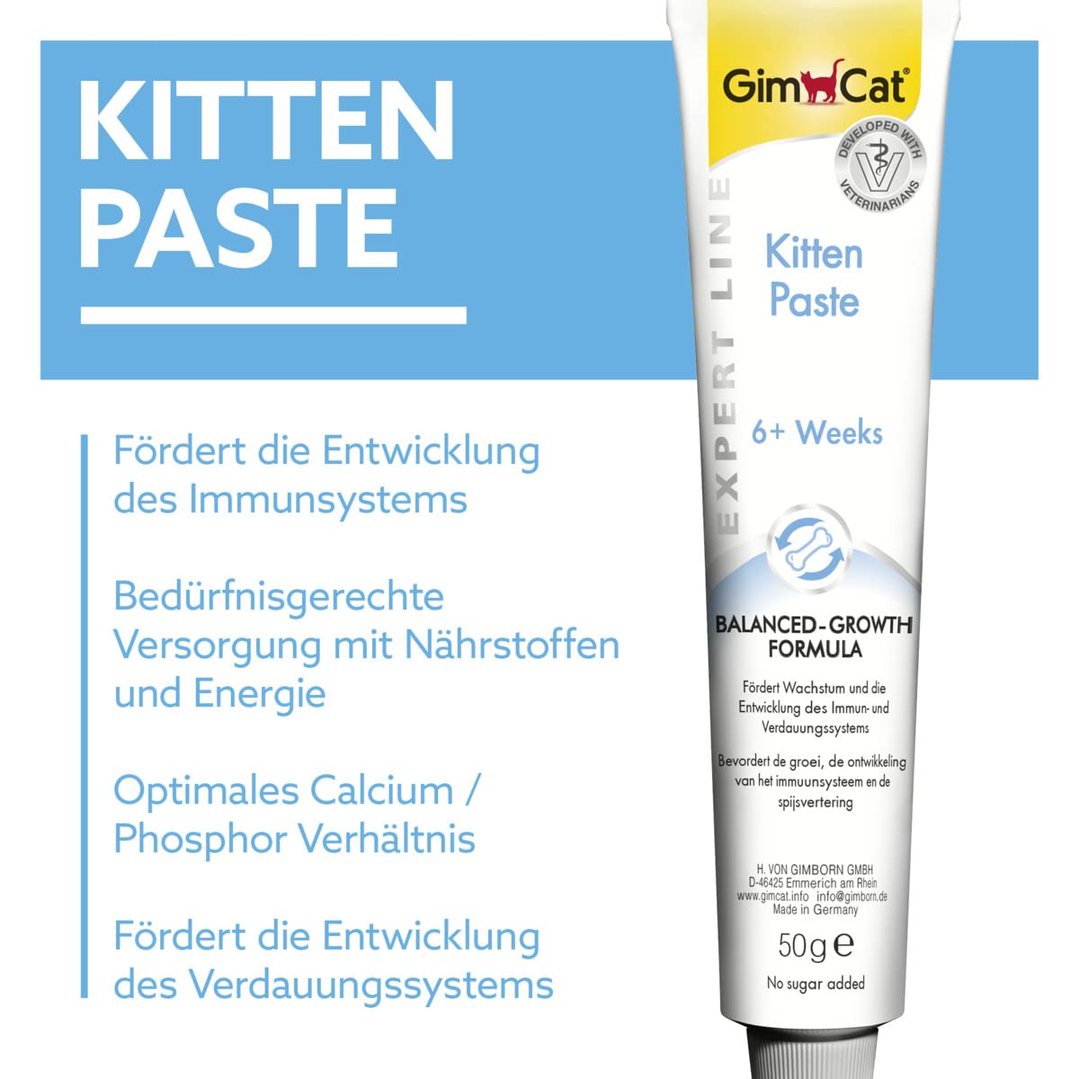 gimcat-expert-line-kitten-paste-f-r-junge-katzen-50-g-tube image 2