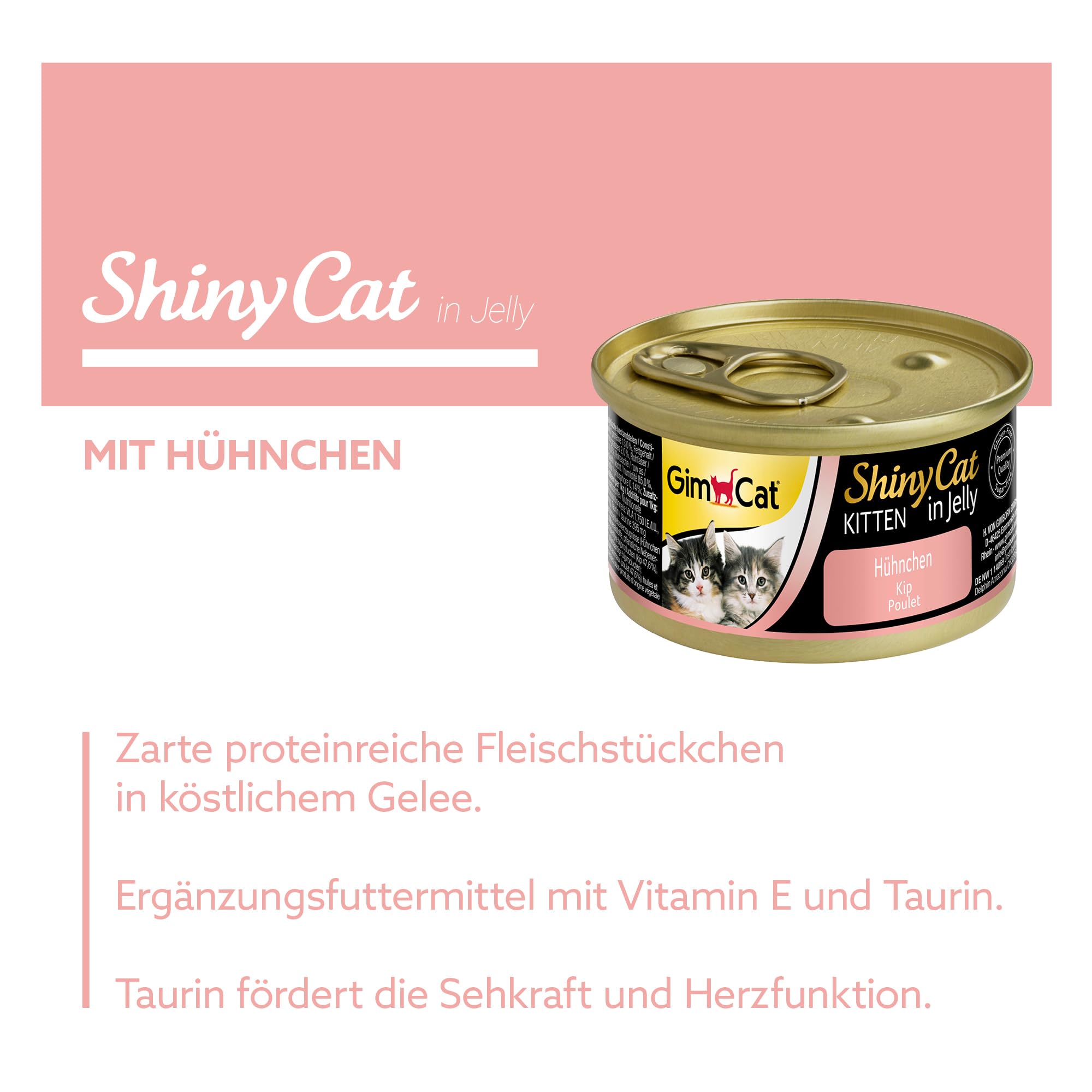 gimcat-shinycat-kitten-in-jelly-h-hnchen-nassfutter-24-x-70-g image 2