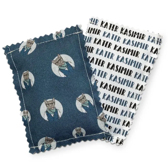 kater-kasimir-katzenminze-kissen-aus-bio-baumwolle-2er-set-ca-7x10-cm image 1