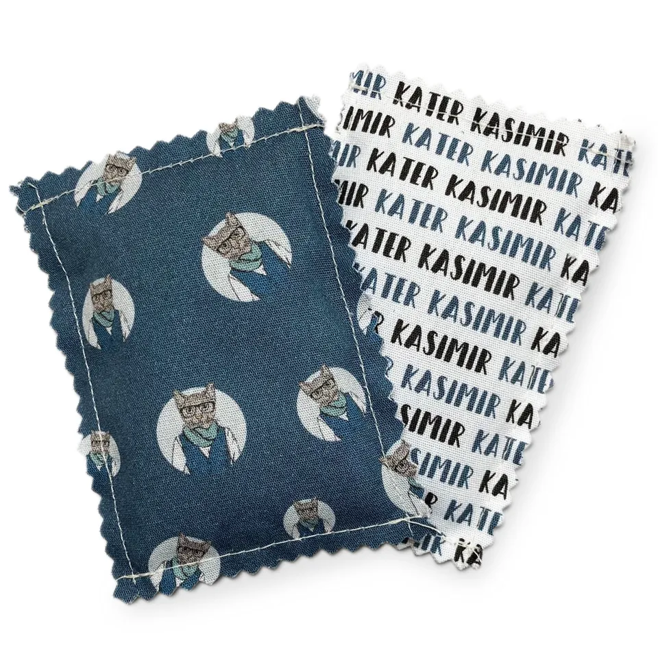 kater-kasimir-katzenminze-kissen-aus-bio-baumwolle-2er-set-ca-7x10-cm image 1