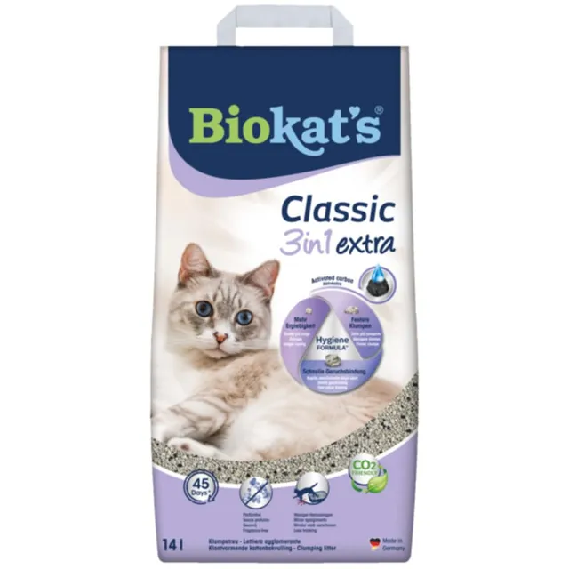 biokat-s-classic-3in1-extra-ohne-duft-klumpende-katzenstreu-14-l image 1