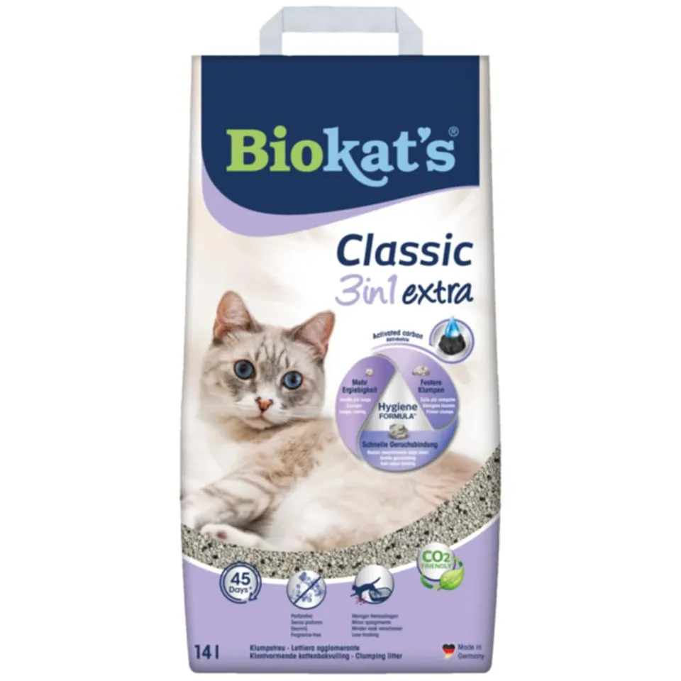 biokat-s-classic-3in1-extra-ohne-duft-klumpende-katzenstreu-14-l image 1