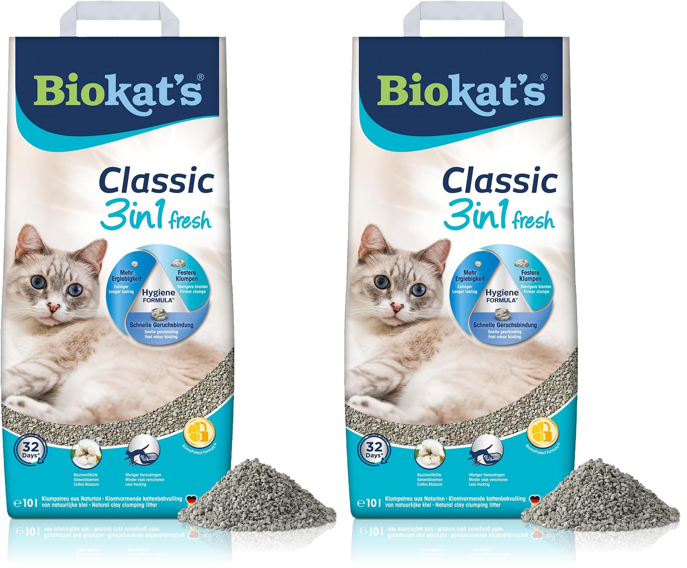 biokat-s-classic-fresh-3in1-klumpstreu-cotton-blossom-10-l image 1