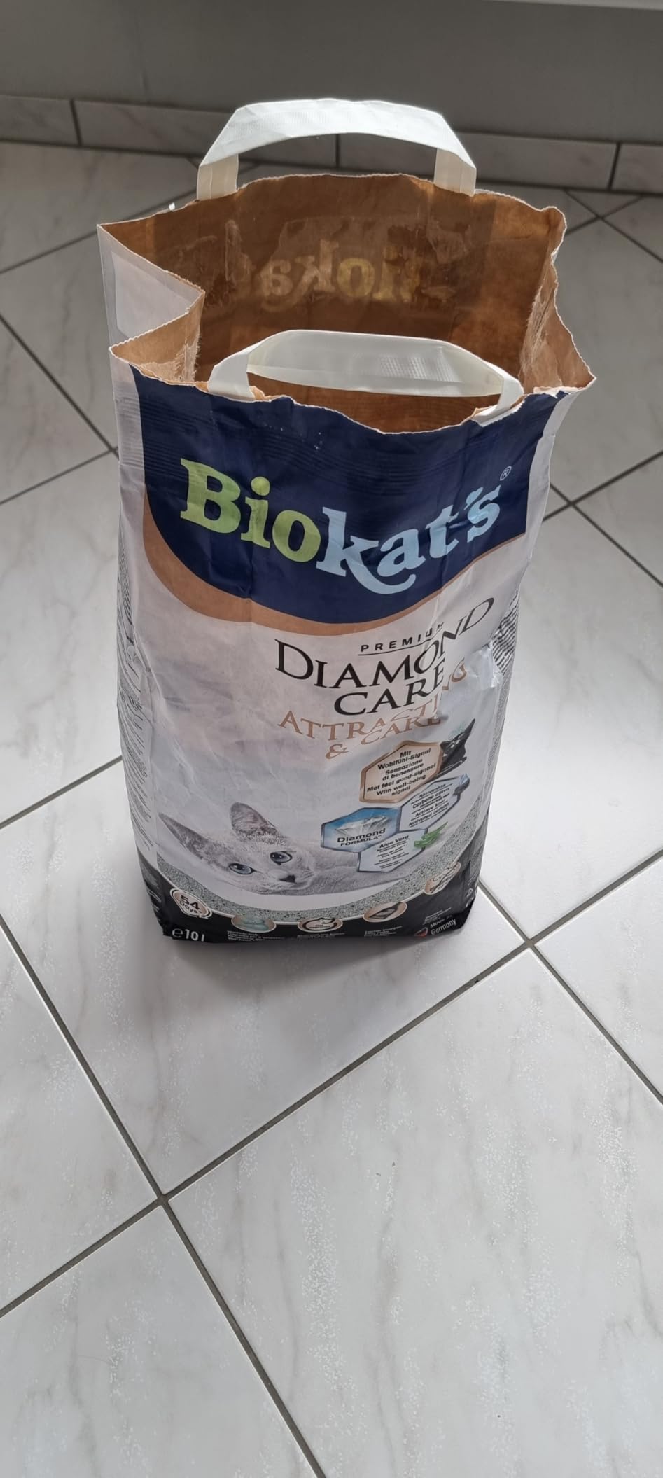 Kater geht wieder lieber aufs Klo