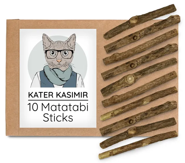 kater-kasimir-matatabi-sticks-10er-pack-silvervine-kauholz image 1