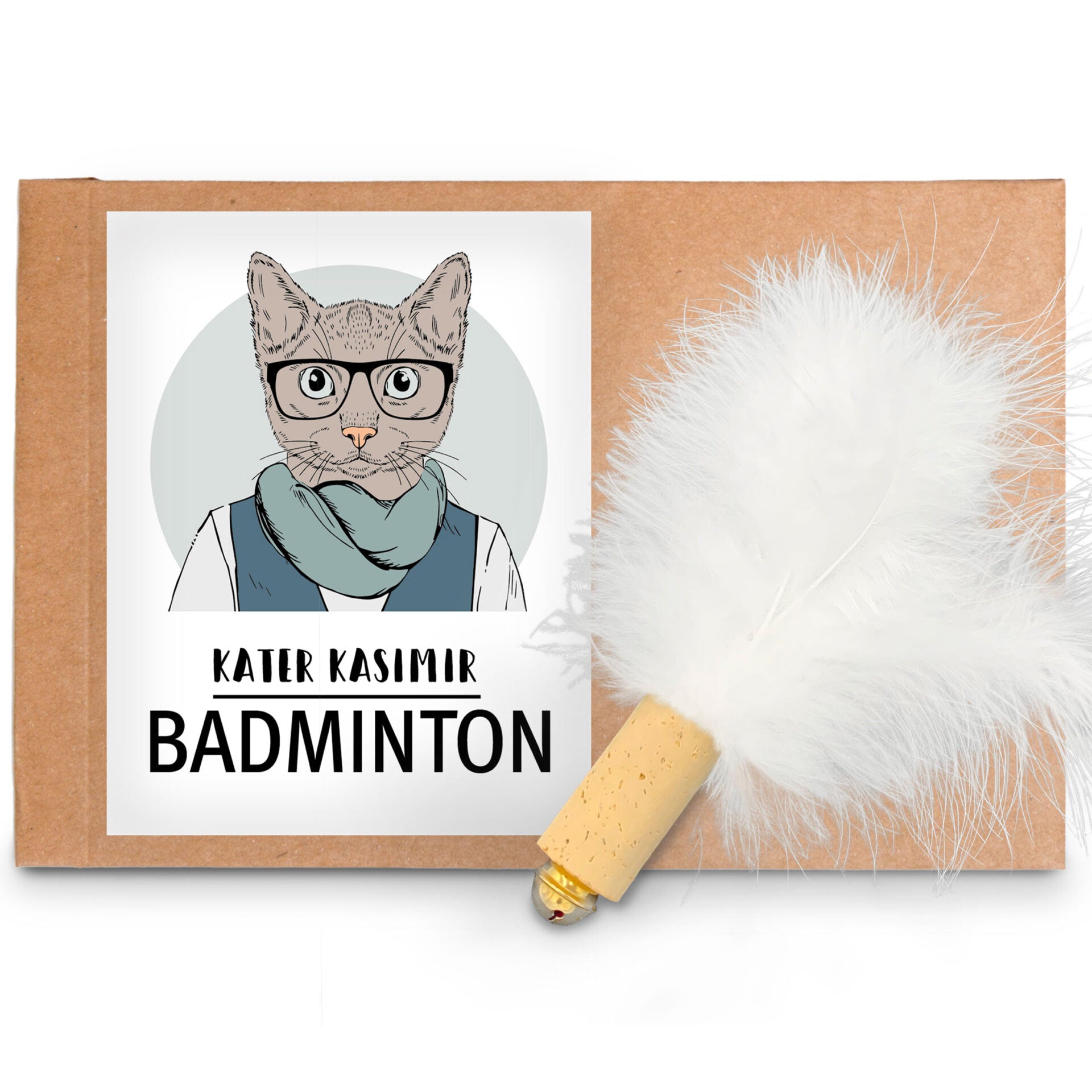 kater-kasimir-federball-katzenspielzeug-mit-naturkork-und-gl-ckchen image 1