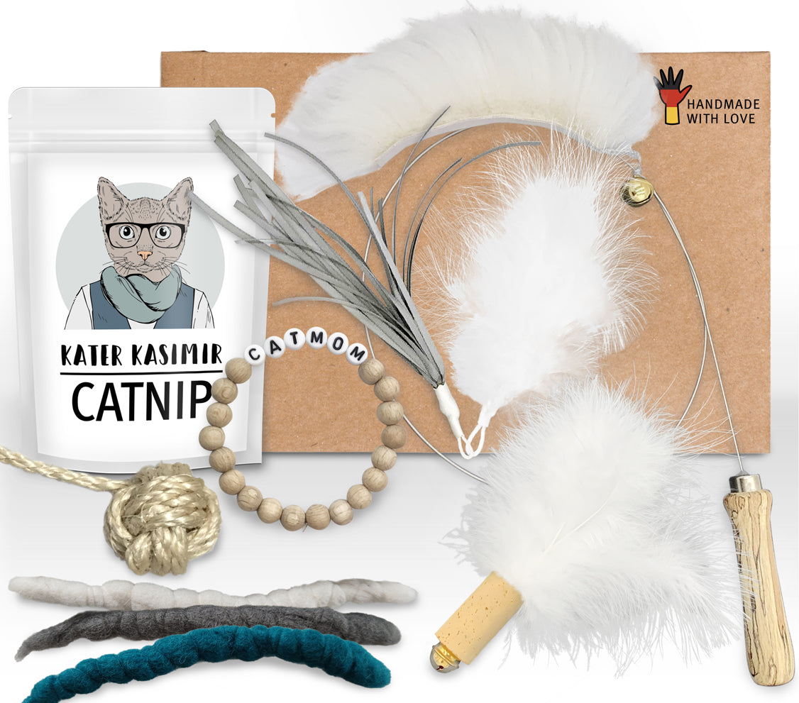 kater-kasimir-deluxe-set-catmom-mit-armband-9-teiliges-katzenspielzeug-set image 1