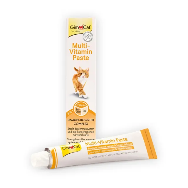 gimcat-multi-vitamin-paste-katzensnack-tube-200-g image 1