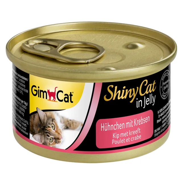 gimcat-shinycat-jelly-h-hnchen-mit-krebsen-24-x-70-g image 1