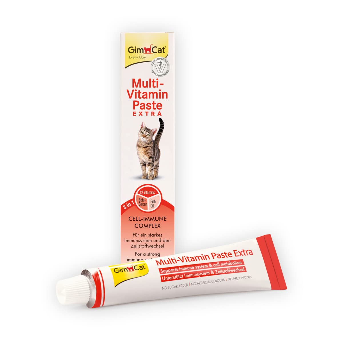 gimcat-multi-vitamin-paste-extra-mit-fisch-l-50-g-tube image 1