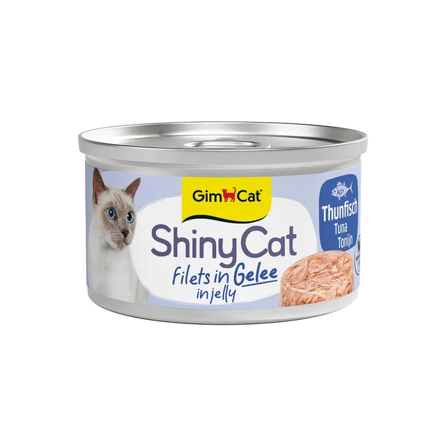 gimcat-shinycat-filet-in-gelee-thunfisch-24-x-70-g image 1