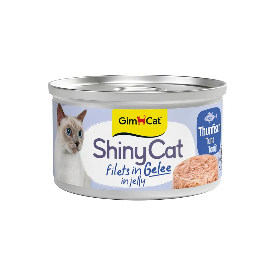 gimcat-shinycat-filet-in-gelee-thunfisch-24-x-70-g image 1