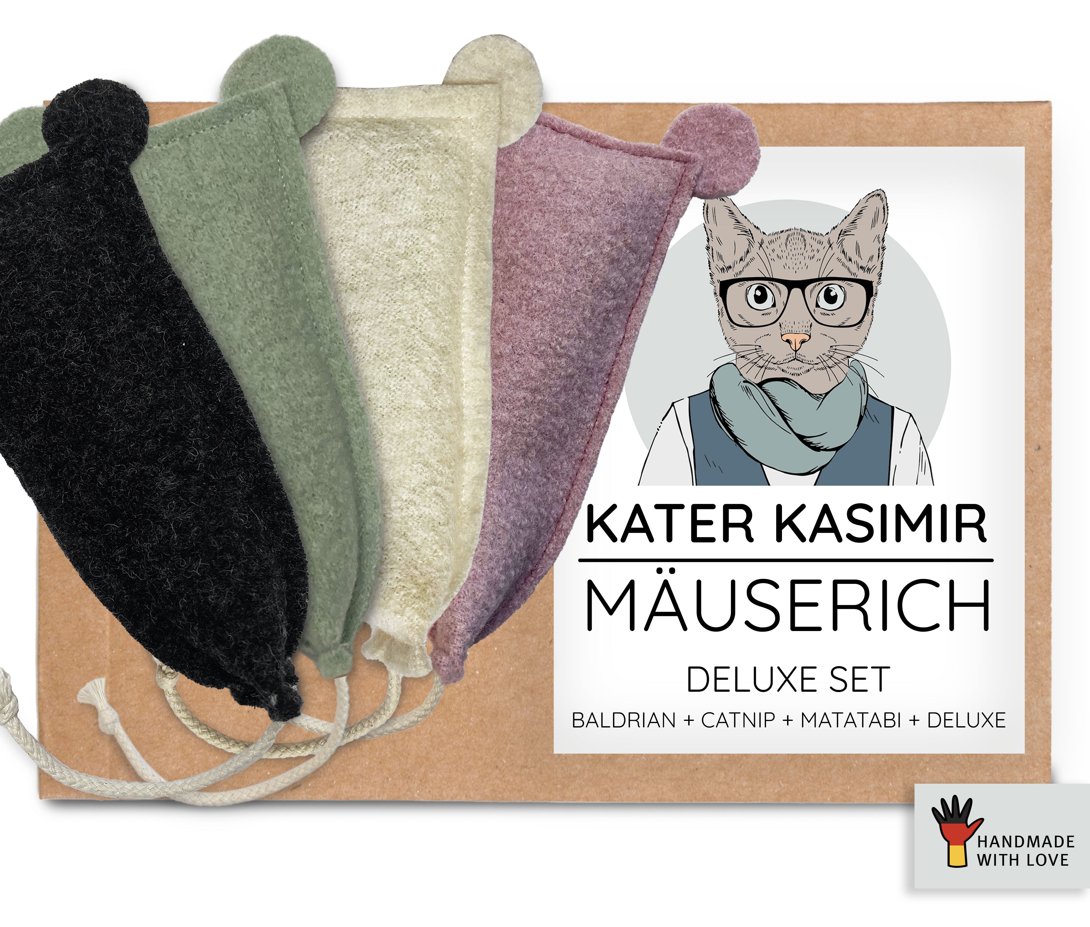 kater-kasimir-m-userich-4er-deluxe-set-katzenminze-baldrian-matatabi image 1