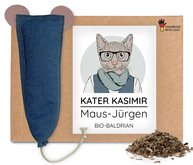 kater-kasimir-maus-j-rgen-spielmaus-mit-bio-baldrian-25-cm image 1