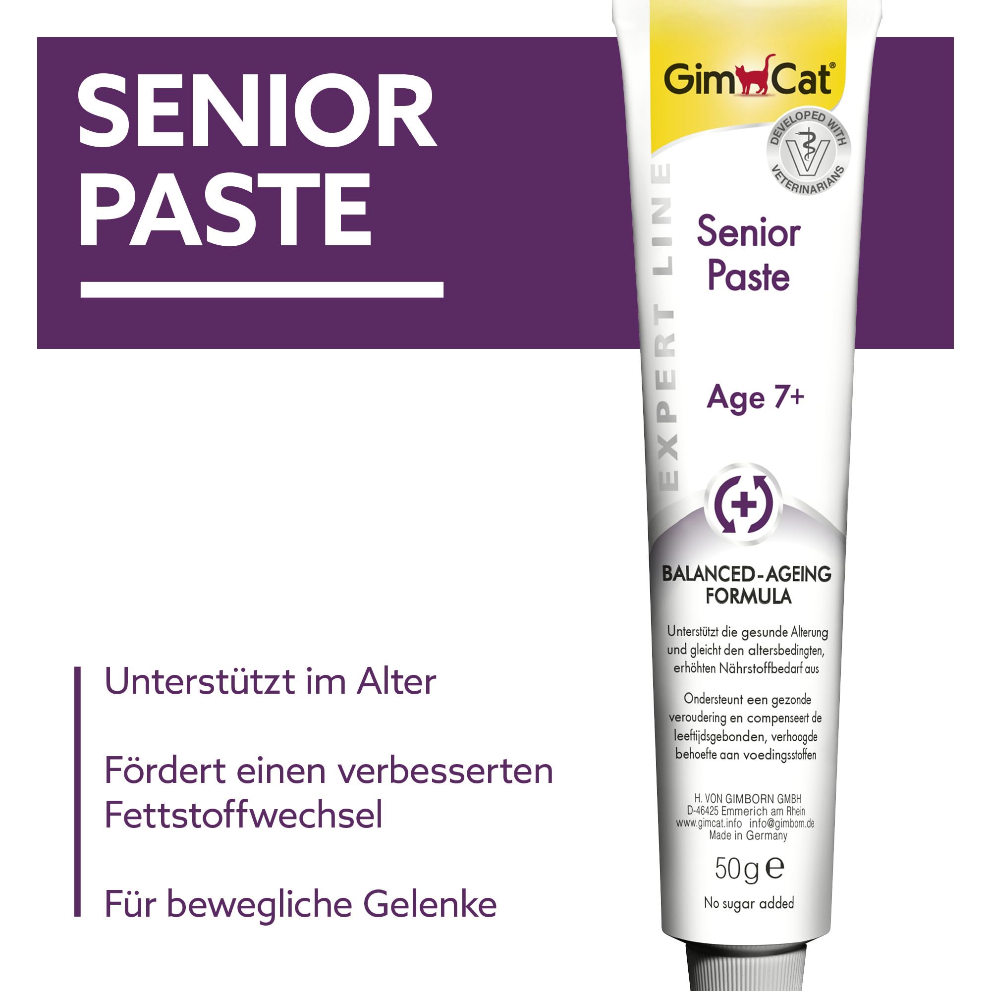 gimcat-expert-line-senior-paste-katze-ab-7-jahren-50-g image 2