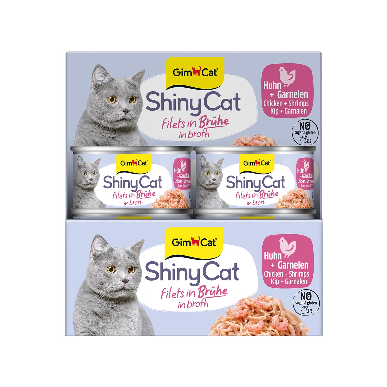 gimcat-shinycat-filet-in-br-he-h-hnchen-mit-garnelen-24-x-70-g image 2