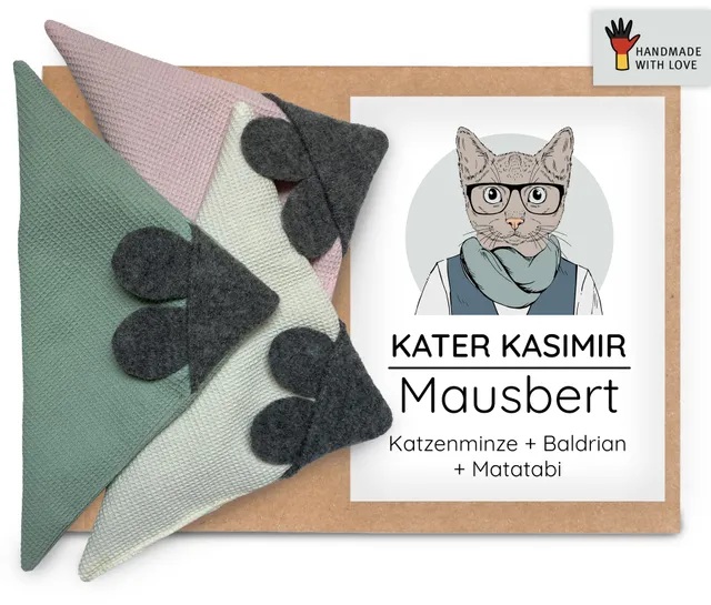 kater-kasimir-mausbert-3er-set-spielmaus-schmusekissen image 1