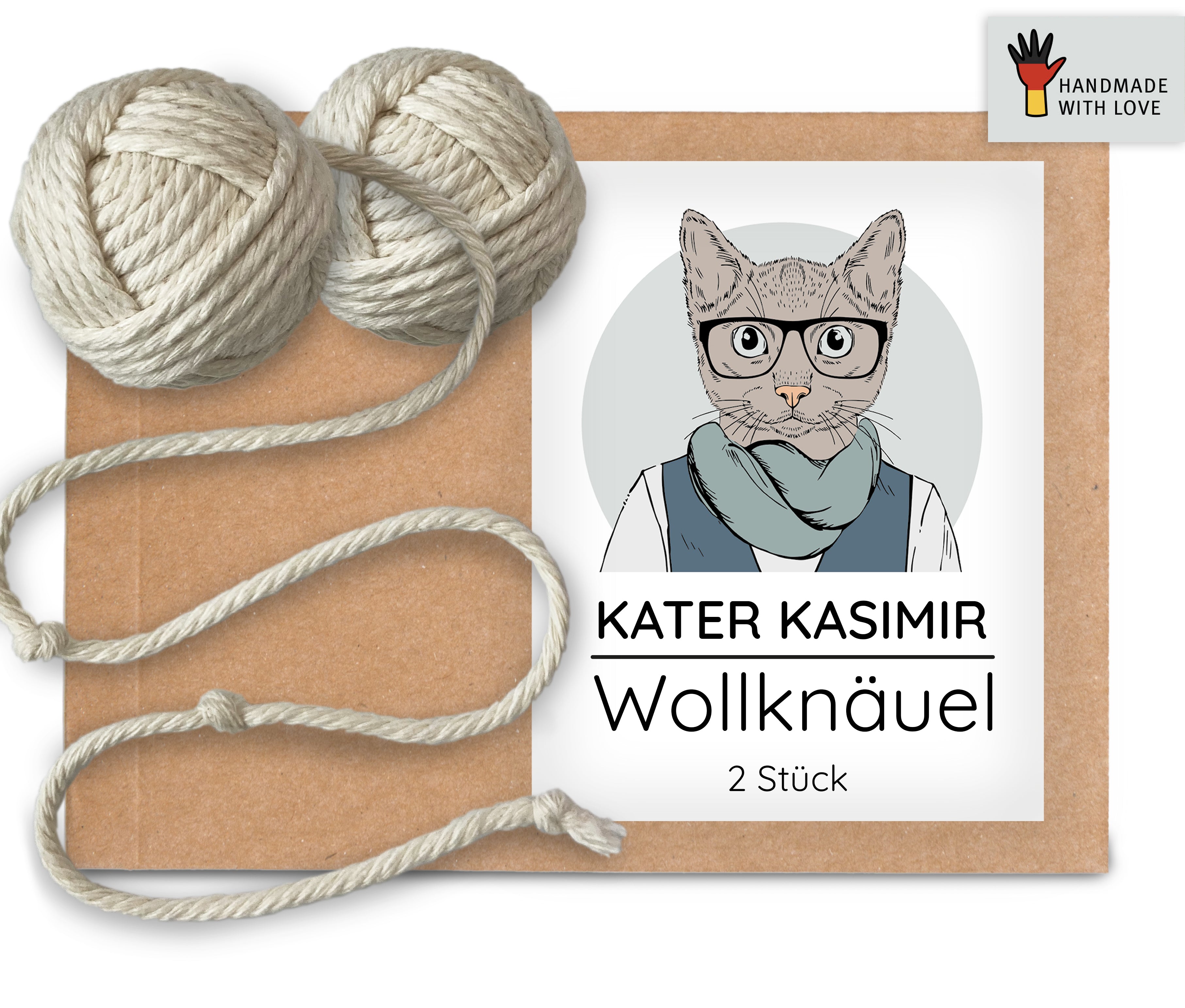 kater-kasimir-wollkn-uel-2-katzenb-lle-aus-baumwolle image 1