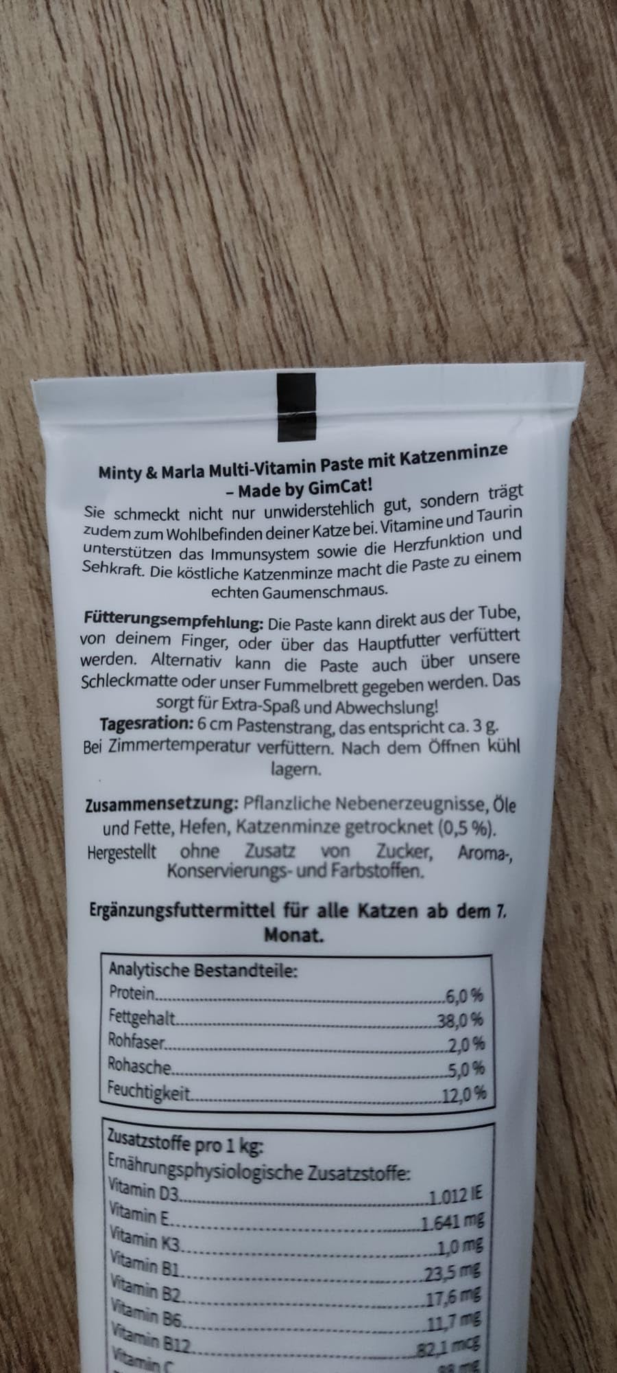 Gute Vitaminpaste