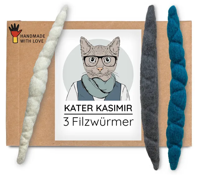 kater-kasimir-3-handgerollte-filzw-rmer-aus-schafwolle image 1