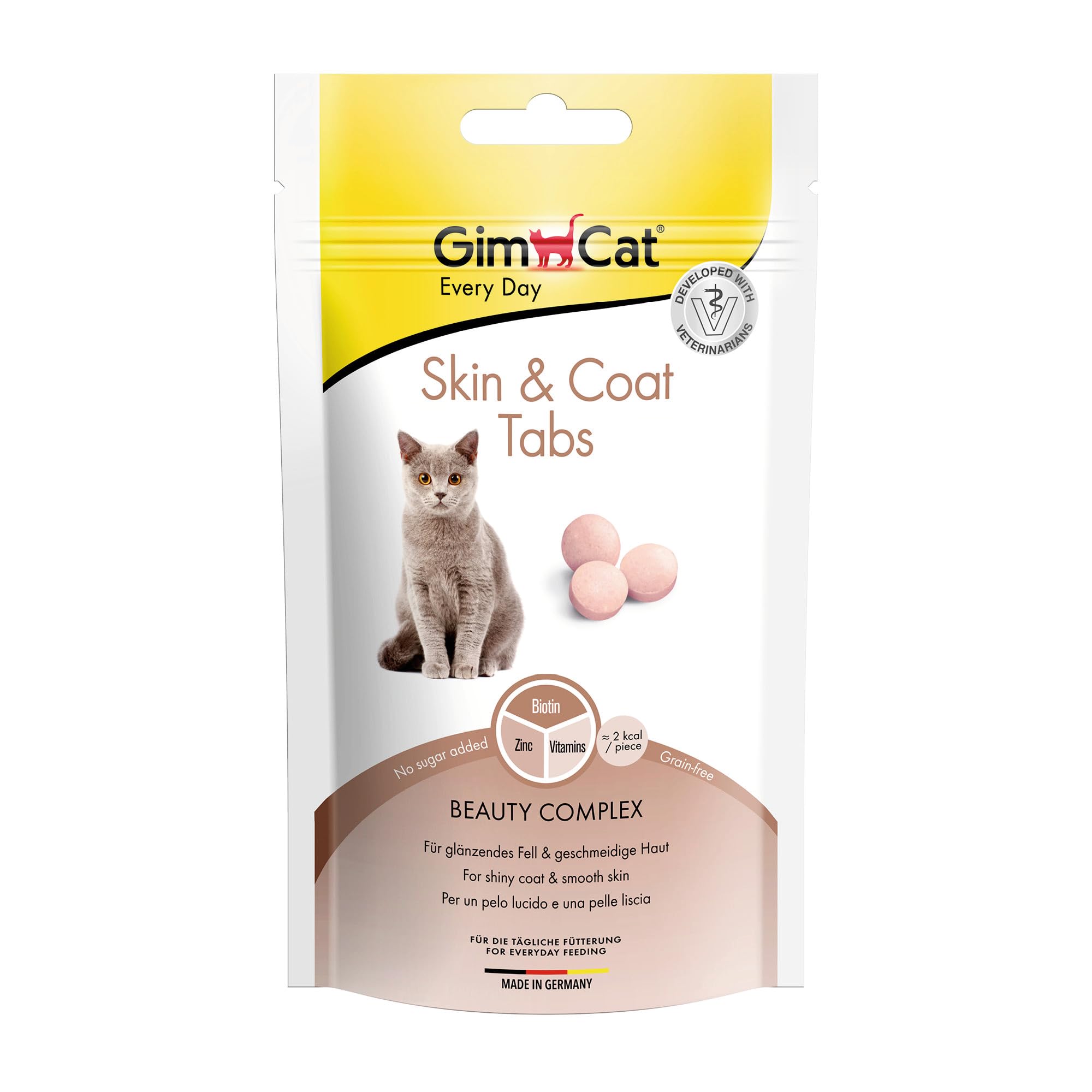gimcat-skin-coat-tabs-katzensnack-8-x-40g image 1