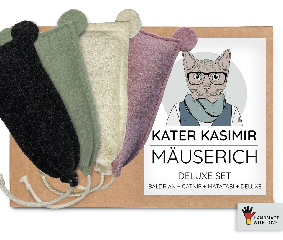 kater-kasimir-m-userich-4er-deluxe-set-katzenminze-baldrian-matatabi image 1