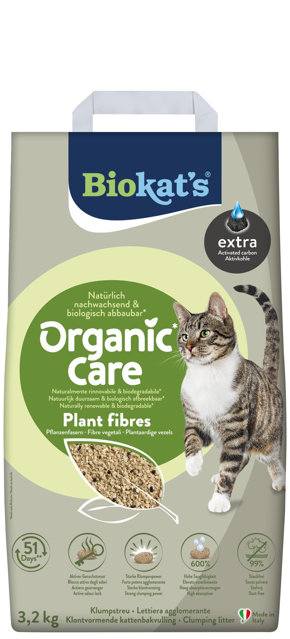 biokat-s-organic-care-plant-fibres-extra-katzenstreu-3-2-kg image 1