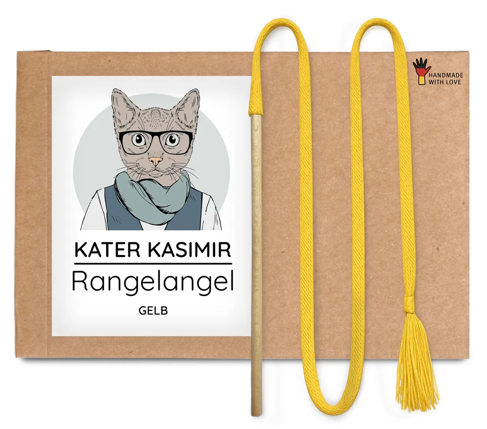 kater-kasimir-rangelangel-gelb-katzenangel-aus-buche-und-baumwolle image 1