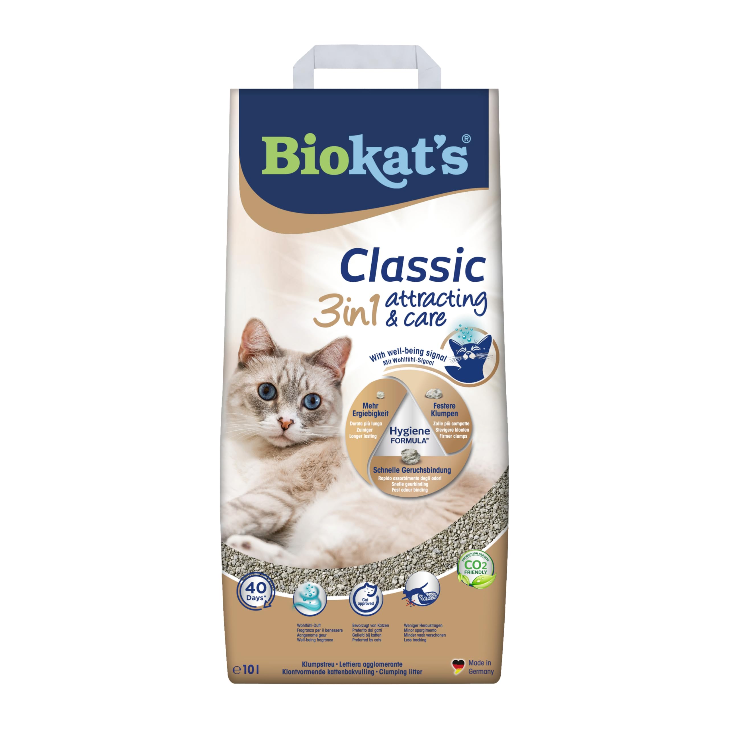 biokat-s-classic-3in1-attracting-care-klumpstreu-mit-wohlf-hl-duft-10-l image 1