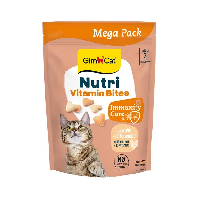 gimcat-nutri-vitamin-bites-snack-mit-huhn-425-g image 1
