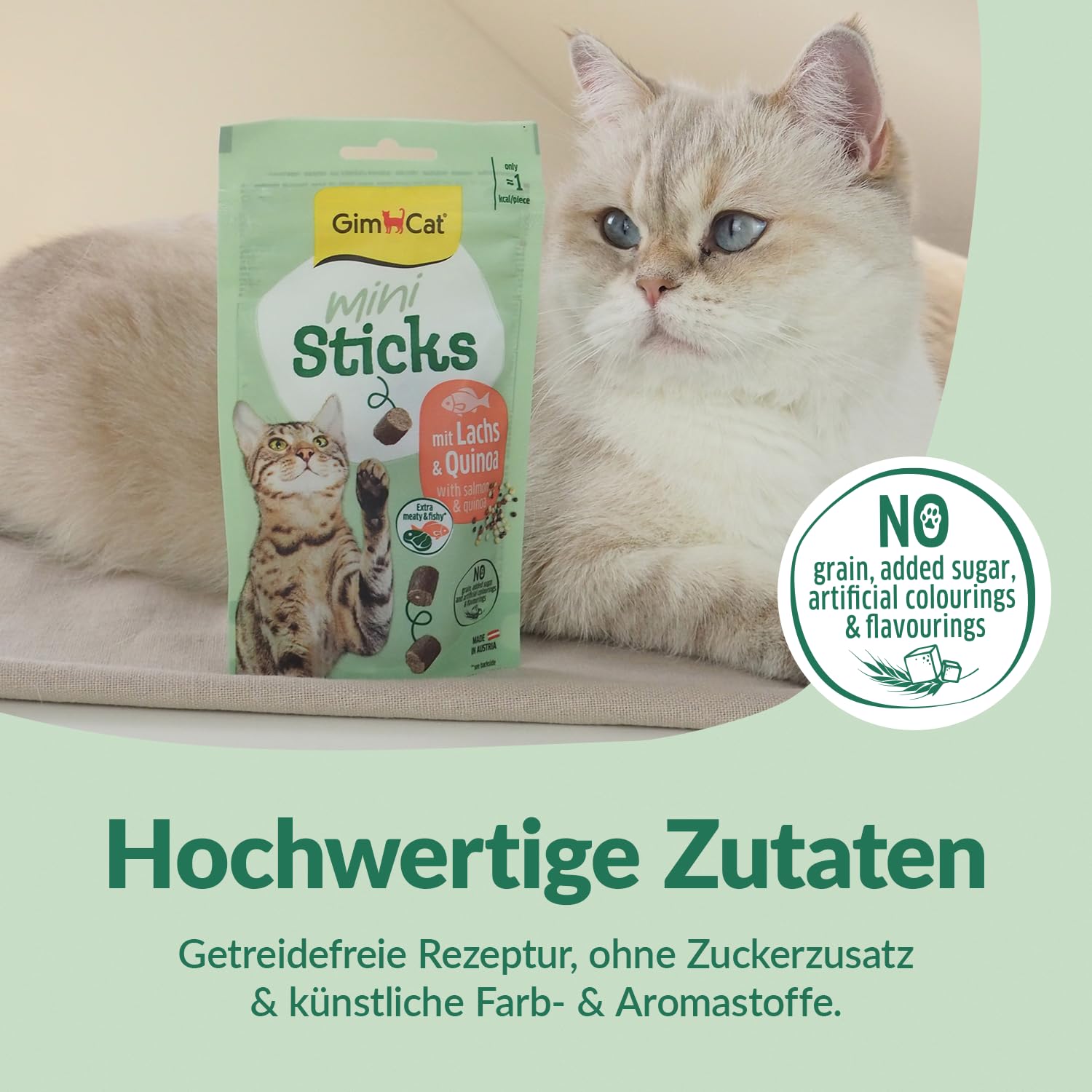gimcat-mini-sticks-lachs-quinoa-katzensnack-50-g image 5