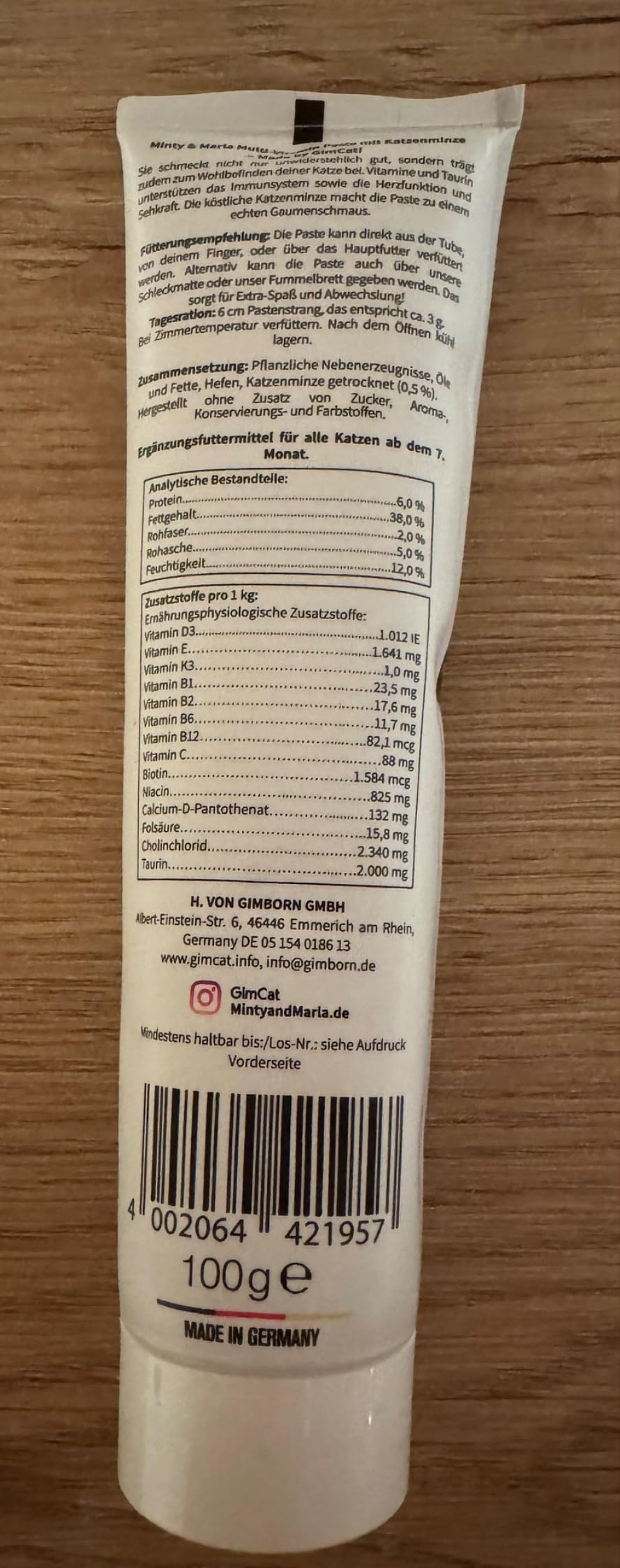 Hilft bei Haarballen