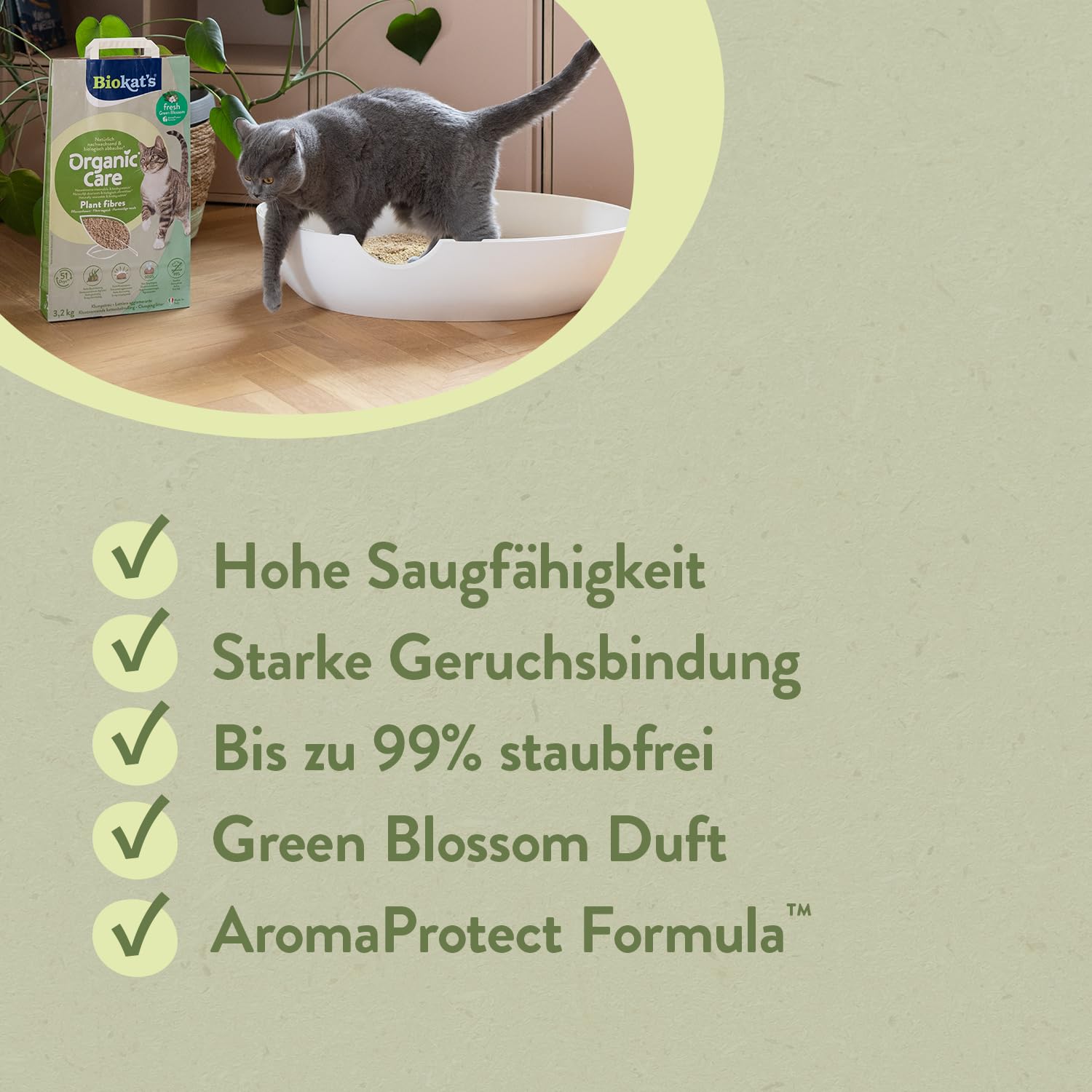 biokat-s-organic-care-plant-fibres-fresh-klumpstreu-3-2-kg image 3